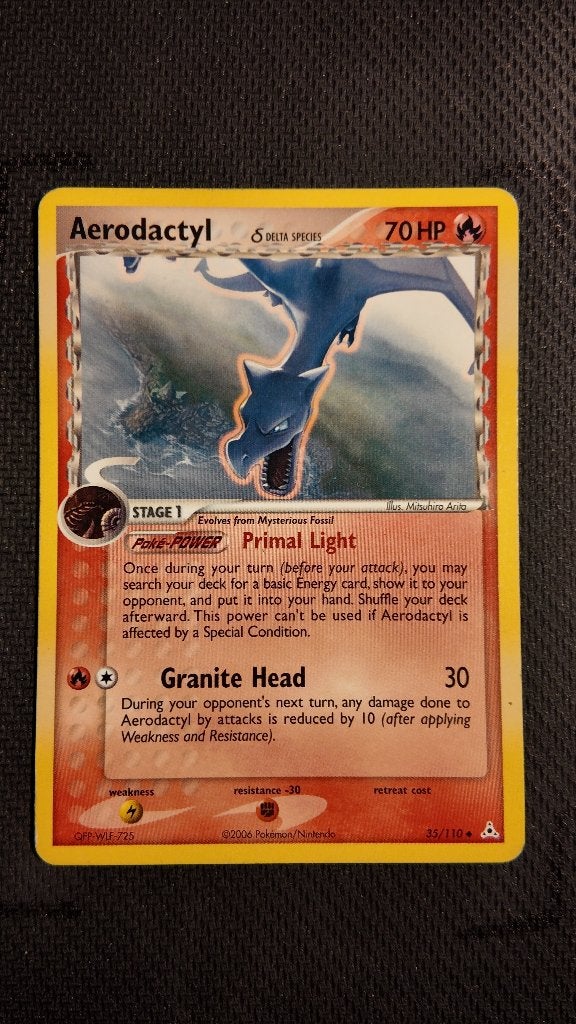 Aerodactyl δ 35 Holon Phantoms | Pokemon kaart, Ophalen, Zo goed als nieuw, Losse kaart