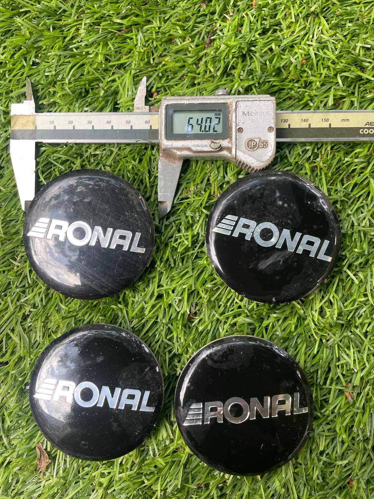 64 mm Ronal originele naafdoppen - Set van 4, Ophalen of Verzenden, Gebruikt