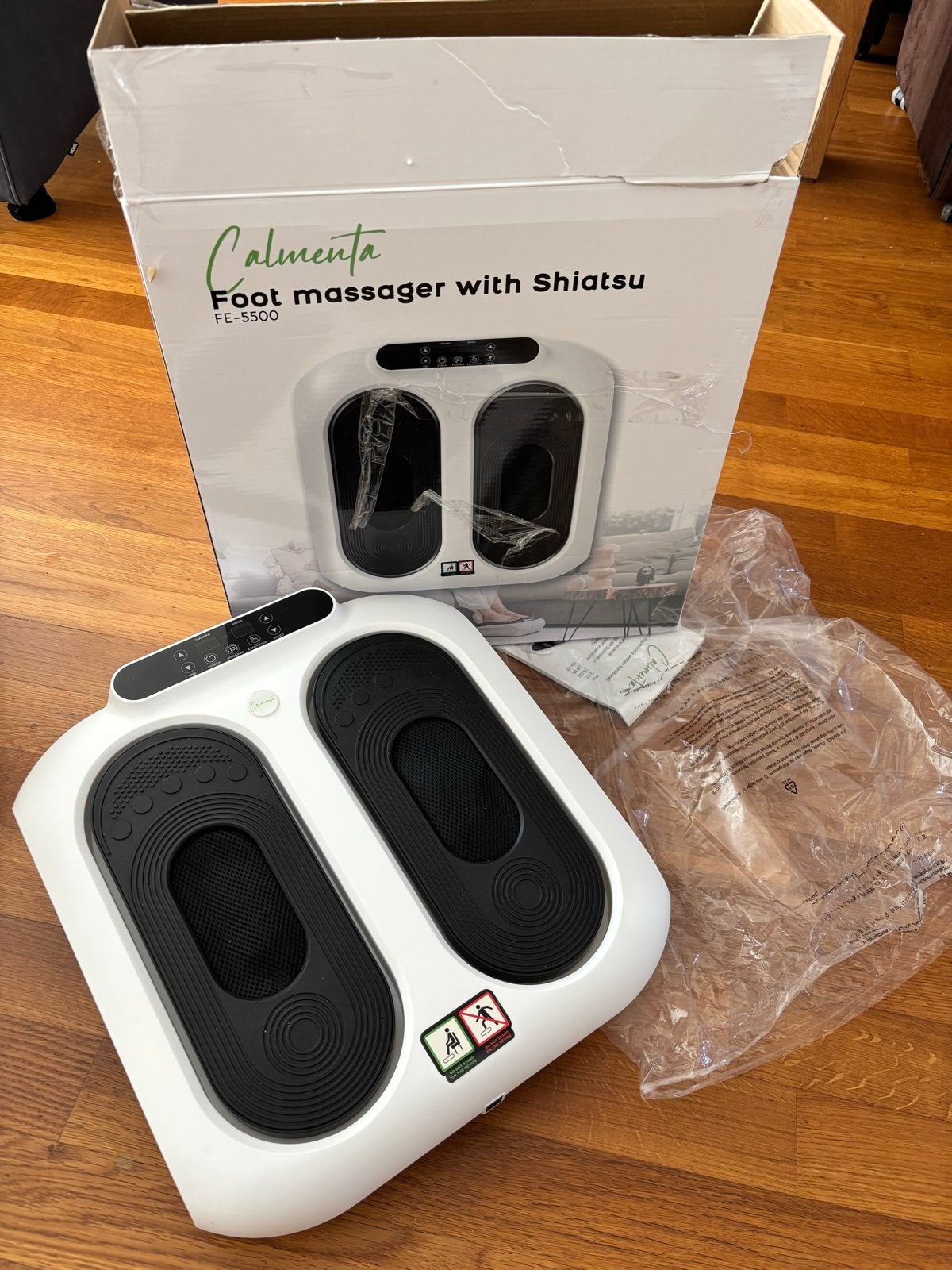 Calmenta Voetmassageapparaat met Shiatsu FE-5500, Sport en Fitness, Massageproducten, Ophalen, Zo goed als nieuw, Apparaat
