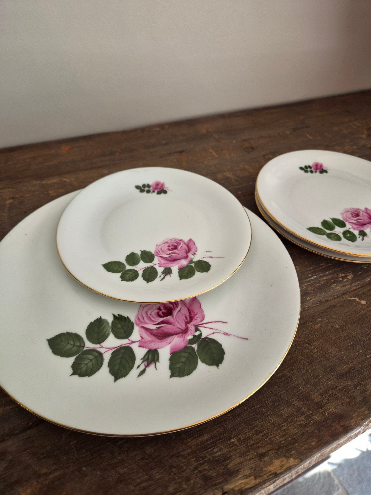 vintage gebaksset, Ophalen of Verzenden