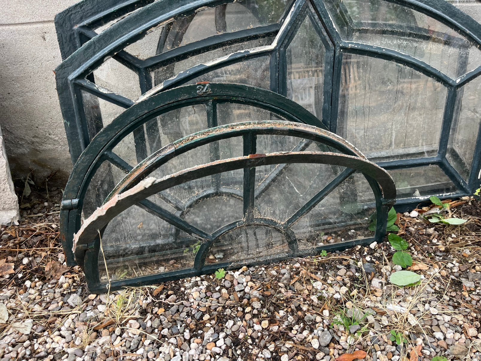 6 Oude stalramen boerderijramen gietijzer brocante, Doe-het-zelf en Verbouw, Ophalen, Zo goed als nieuw, Minder dan 80 cm