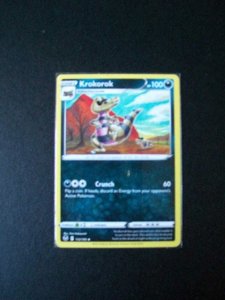 1813. Nieuwe Pokemonkaart KROKOROK HP 100 (112/195), Verzenden, Nieuw, Losse kaart