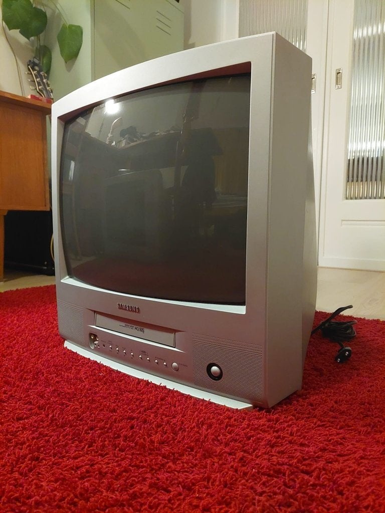 Samsung tx-20p1df - 20 inch VHS CRT combo, Ophalen, Gebruikt, 40 tot 60 cm, Samsung