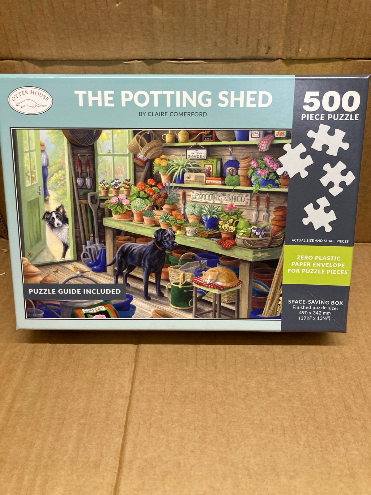 Otter House 'The Potting Shed' legpuzzel - 500 stukjes, Ophalen of Verzenden, 500 t/m 1500 stukjes, Nieuw, Legpuzzel