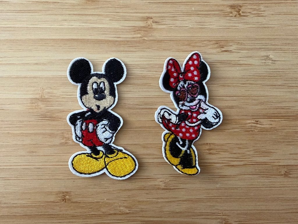 Patch Mickey Mouse en Minni, Disney, Verzenden, Mickey Mouse, Nieuw
