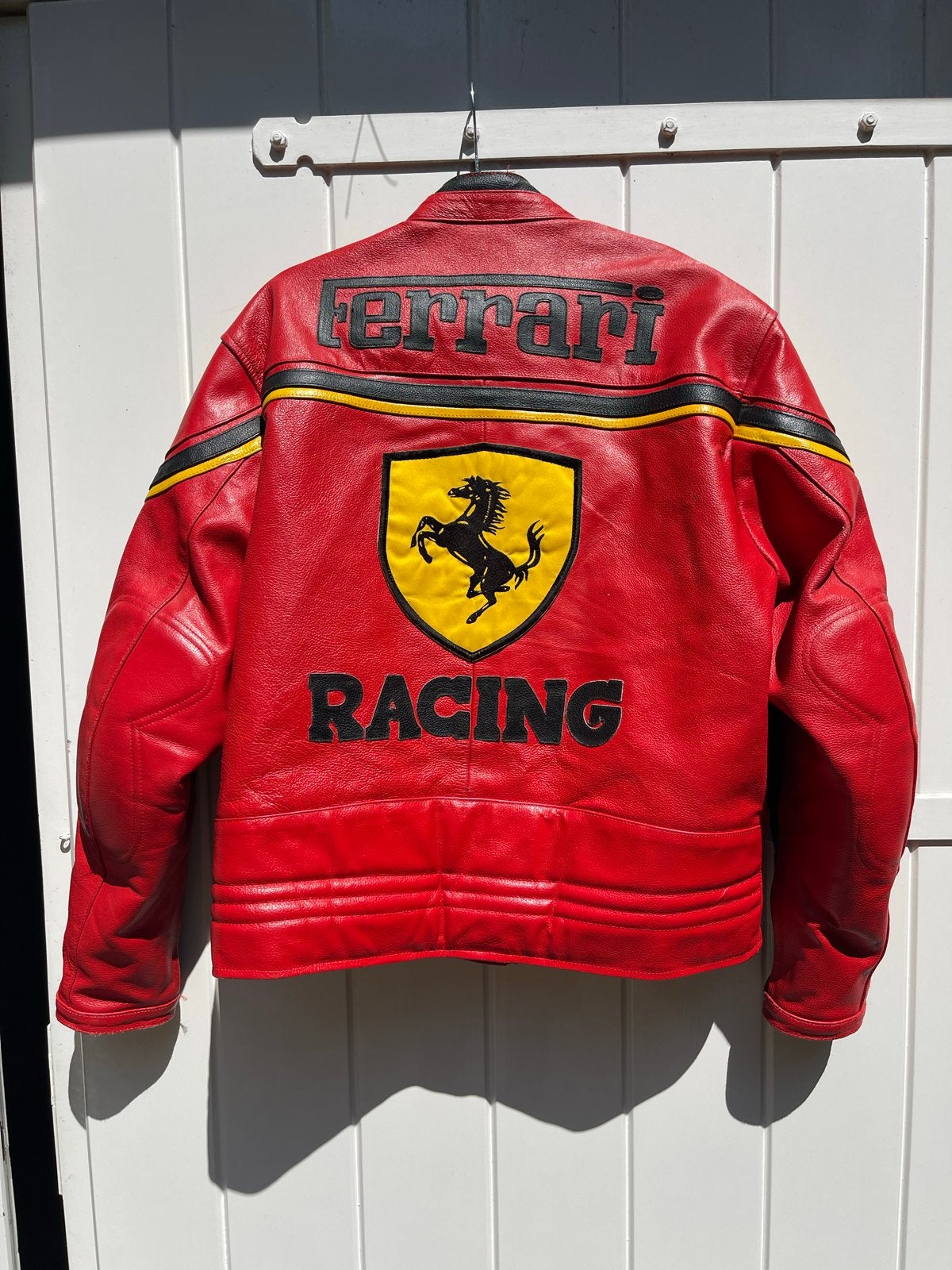 Ferrari echt leren jas - Maat XL (52/54), Ophalen of Verzenden, Tweedehands, Jas | leer