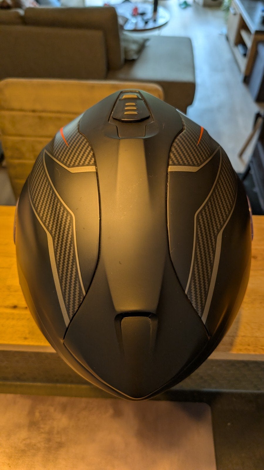 Foto 7 van Scorpion Exo-1400 Air Fortuna motorhelm - Zo goed als nieuw