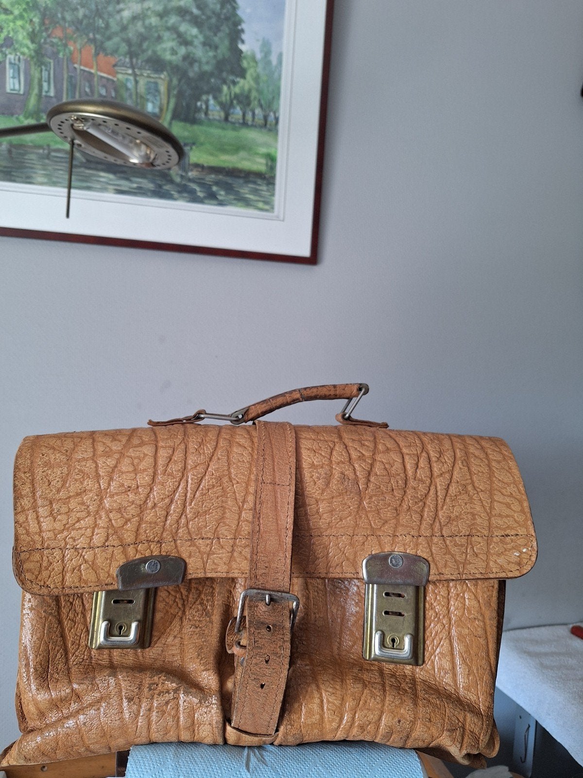 Schooltas retro, Ophalen of Verzenden, Gebruikt, Overige typen