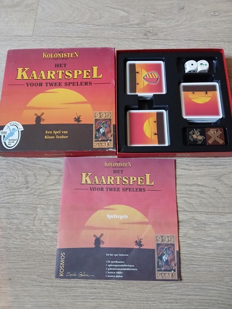 Kolonisten van Catan: Het Kaartspel voor twee spelers, Een of twee spelers, Ophalen of Verzenden, Gebruikt, 999 Games