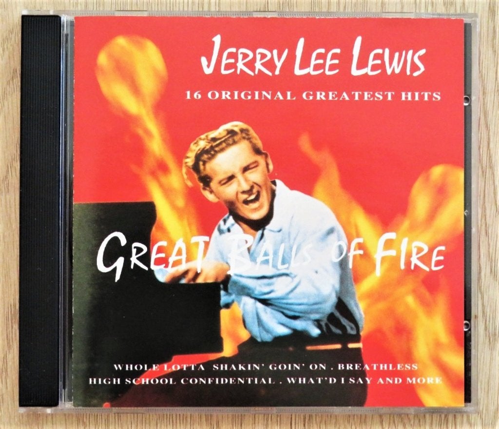 CD Jerry Lee Lewis: Great balls of fire ( 16 original hits ), Ophalen of Verzenden, Zo goed als nieuw