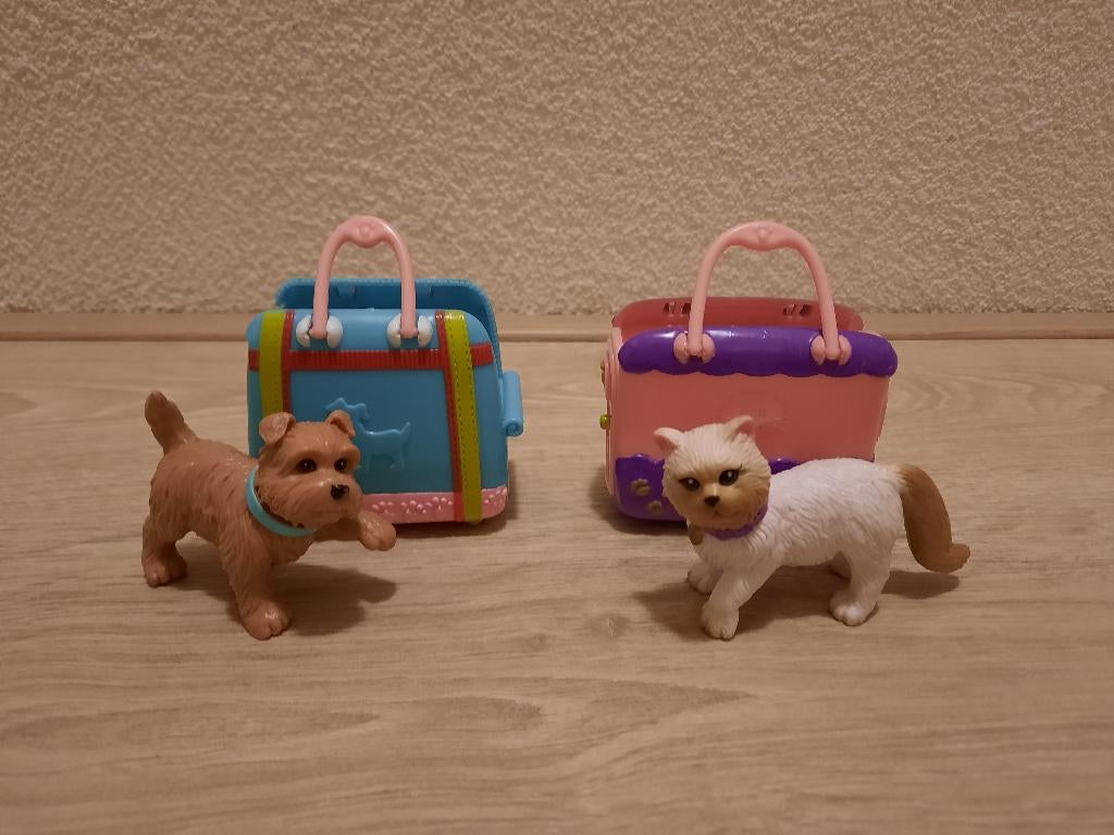 Vintage Barbie dieren hond, kat, Kinderen en Baby's, Speelgoed | Poppen, Ophalen of Verzenden, Zo goed als nieuw, Barbie