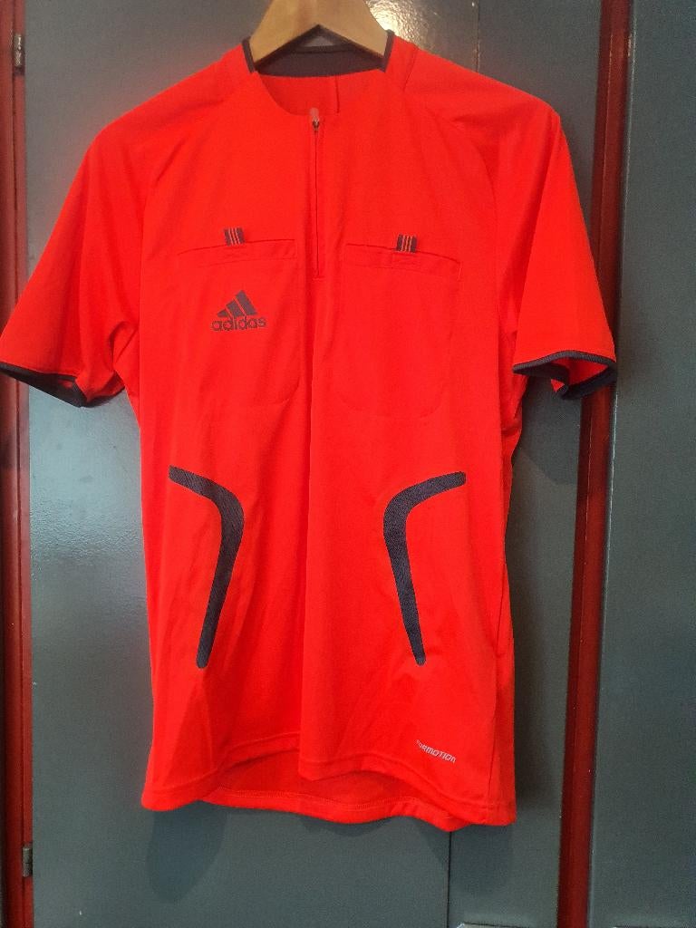 Adidas sportshirt Clima365 rood zwart maat S, Maat 48/50 (M), Ophalen of Verzenden, Zo goed als nieuw, Rood