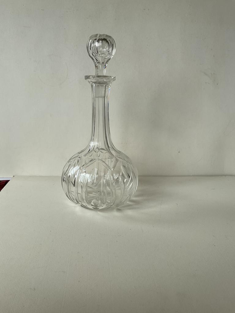 Antieke Biedermeier karaf, gaaf en schoon, Antiek en Kunst, Verzenden