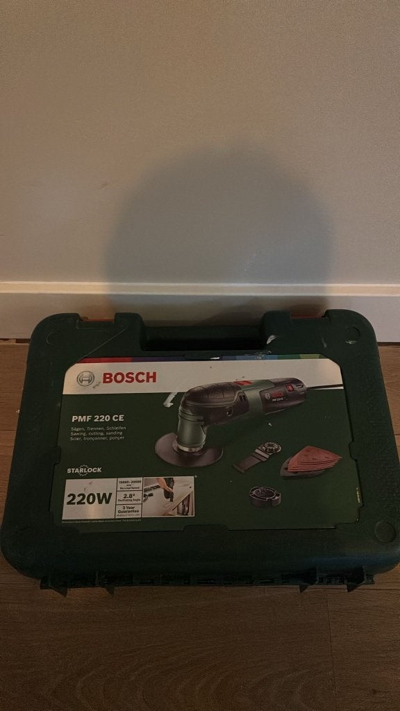 Bosch multitool, Ophalen, Gebruikt