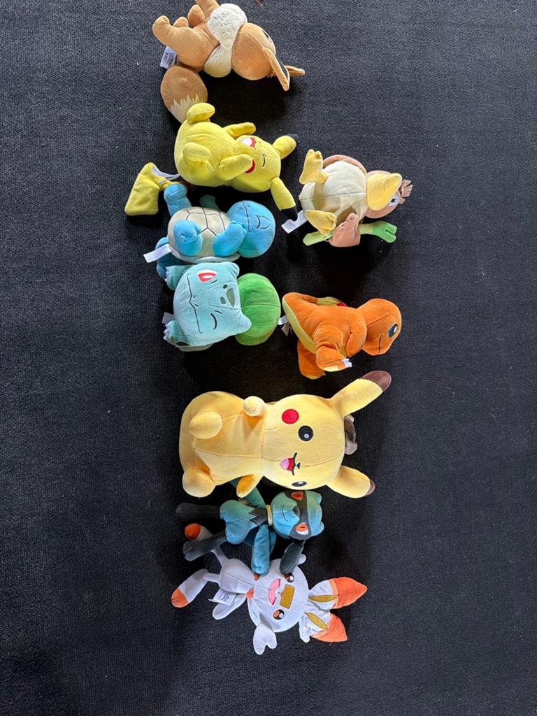 Pokémon Knuffels: Pikachu, Eevee, Squirtle, Charmander, etc., Kinderen en Baby's, Speelgoed | Knuffels en Pluche, Geel, Overige typen