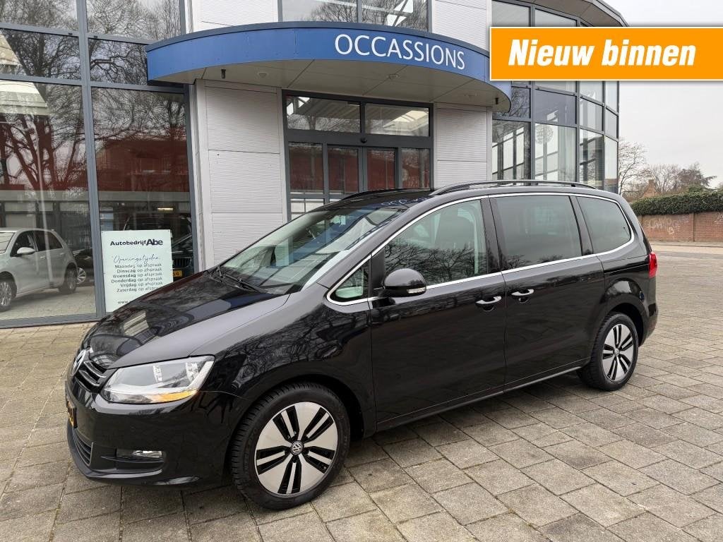 Volkswagen SHARAN 1.4 TSI HIGHL. ED-LMV-ECC-PDC-NAVI-7PERSOO, Auto's, Euro 5, 4 cilinders, 150 pk, 7 stoelen