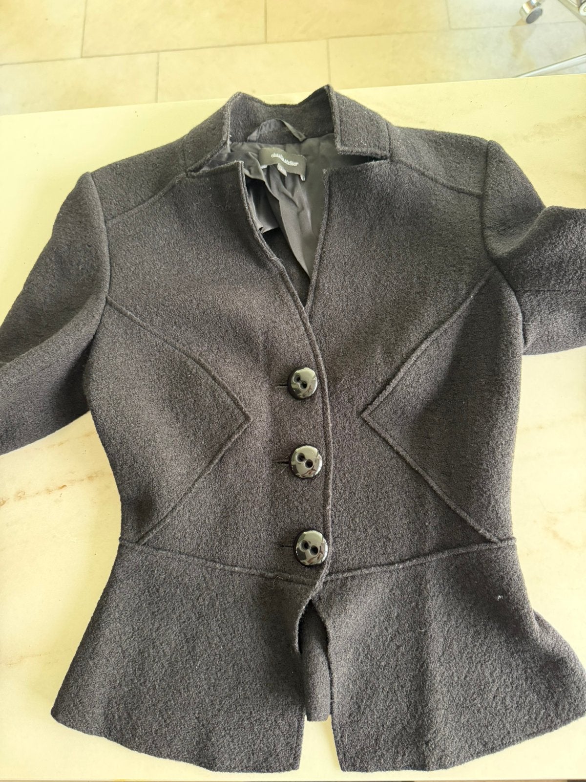 Claudia Sträter jasje zwart, Ophalen of Verzenden, Zo goed als nieuw, Maat 34 (XS) of kleiner, Zwart