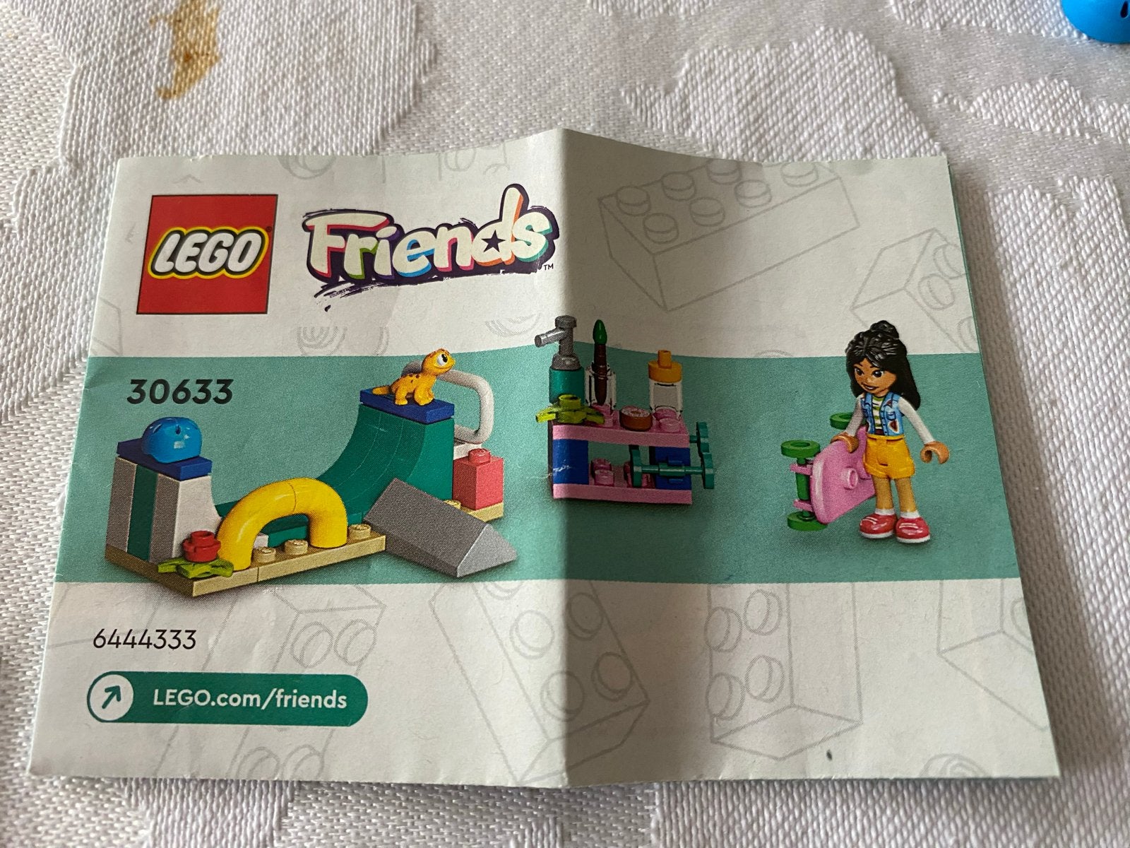 Lego Friends 30633 Skateboard Ramp met Minifiguur, Lego, Friends, Ophalen of Verzenden, Zo goed als nieuw