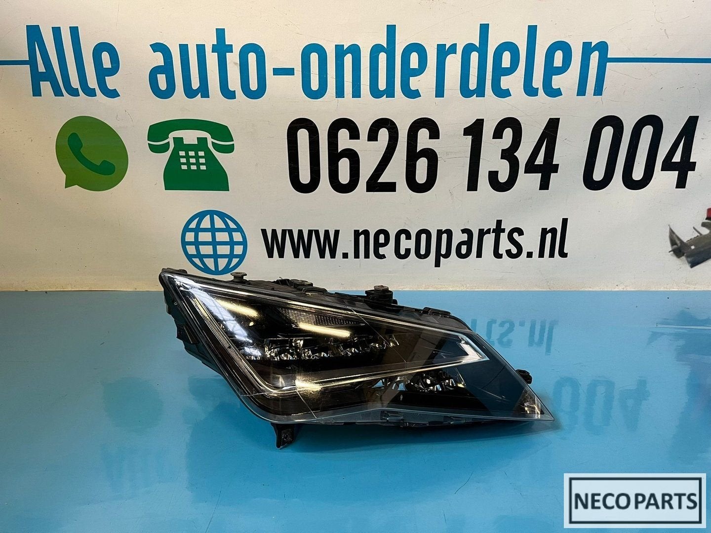 SEAT LEON 5F FULL LED KOPLAMP RECHTS ALLES LEVERBAAR !!!, Gebruikt, -, -, Ophalen of Verzenden