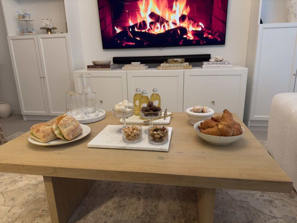 Salontafel - Massief Eikenhout, Ophalen, Massief hout. Modern., 100 tot 150 cm, Eikenhout
