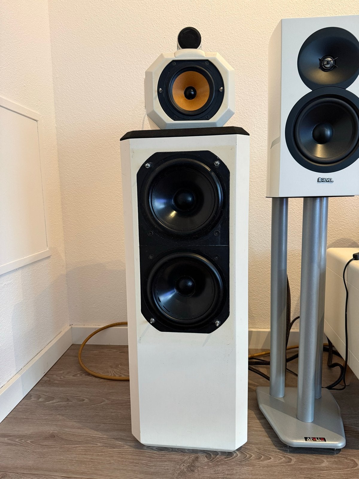 B&W 802 Series 80 Luidsprekers - Klassieke Hifi, Audio, Tv en Foto, Luidsprekers, Ophalen, Gebruikt, Bowers & Wilkins (B&W), 120 watt of meer