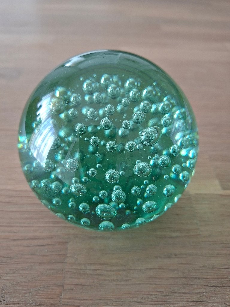 Presse-Papier bol groen, Ophalen of Verzenden, Zo goed als nieuw