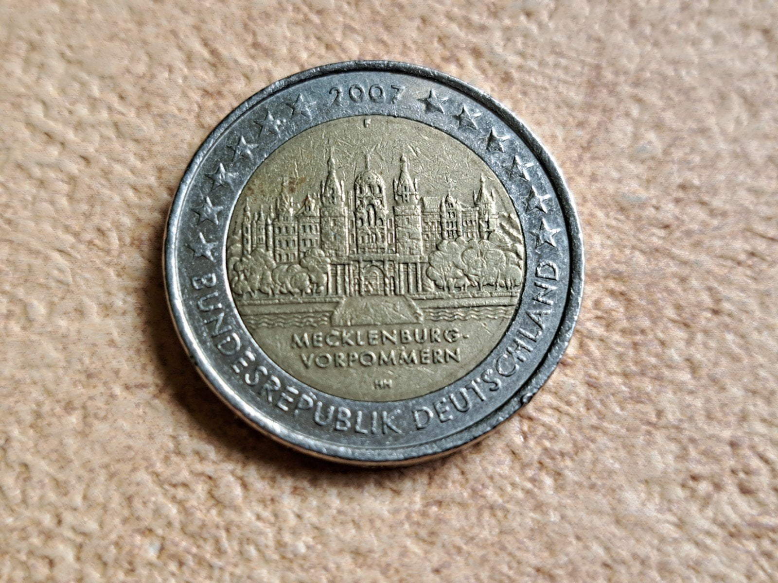 2 euro cc Duitsland Mecklenburg 2007 (F), Ophalen of Verzenden, Duitsland, 2 euro