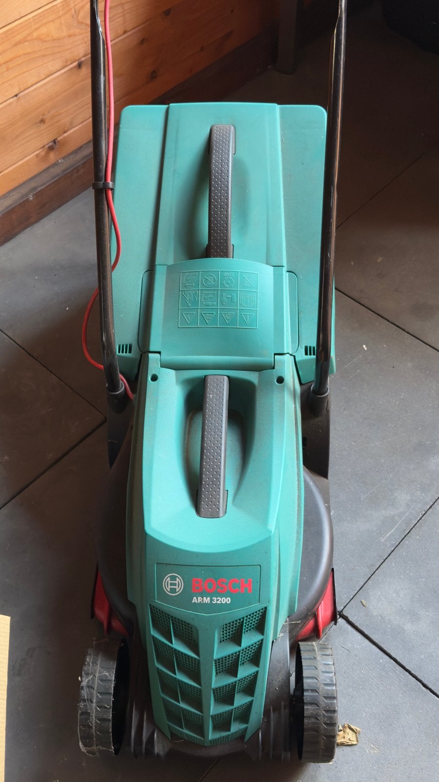 Bosch ARM 3200 Elektrische Grasmaaier - Gebruikt, Tuin en Terras, Grasmaaiers, Cirkelmaaier, Gebruikt, Elektrische grasmaaier