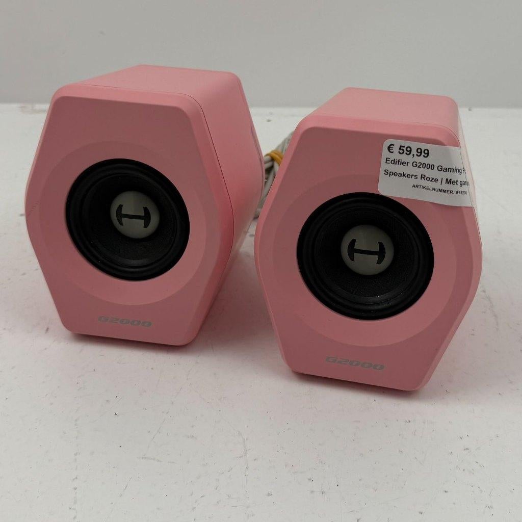 Edifier G2000 Gaming Pc Speakers Roze | Met garantie, Dordrecht@usedproducts.nl, Toulonselaan 72, Ophalen of Verzenden, Zo goed als nieuw