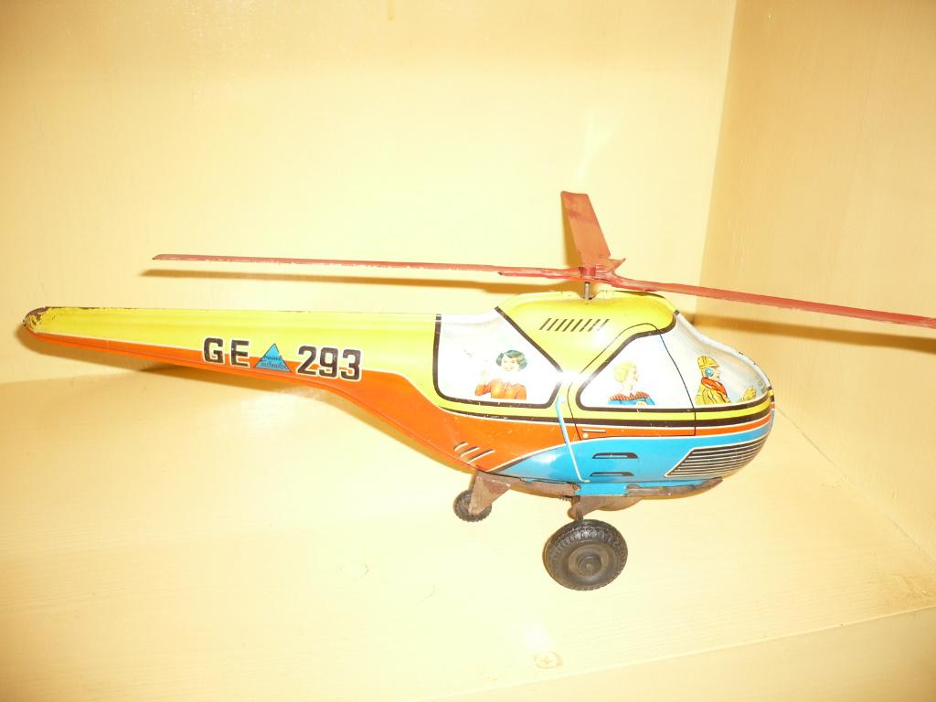 Mie1<> technofix blikken helicopter frictie 1958, Verzenden