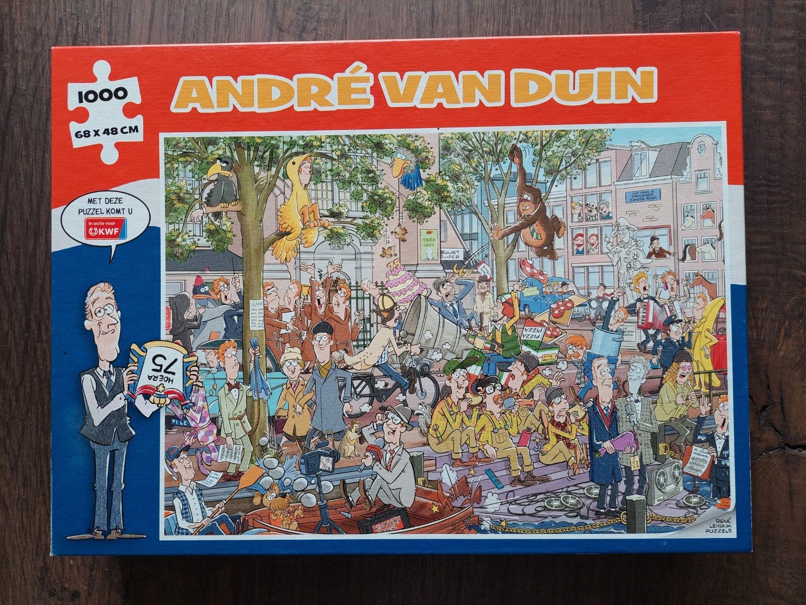 André van Duin legpuzzel 1000 stukjes, Ophalen, 500 t/m 1500 stukjes, Zo goed als nieuw, Legpuzzel