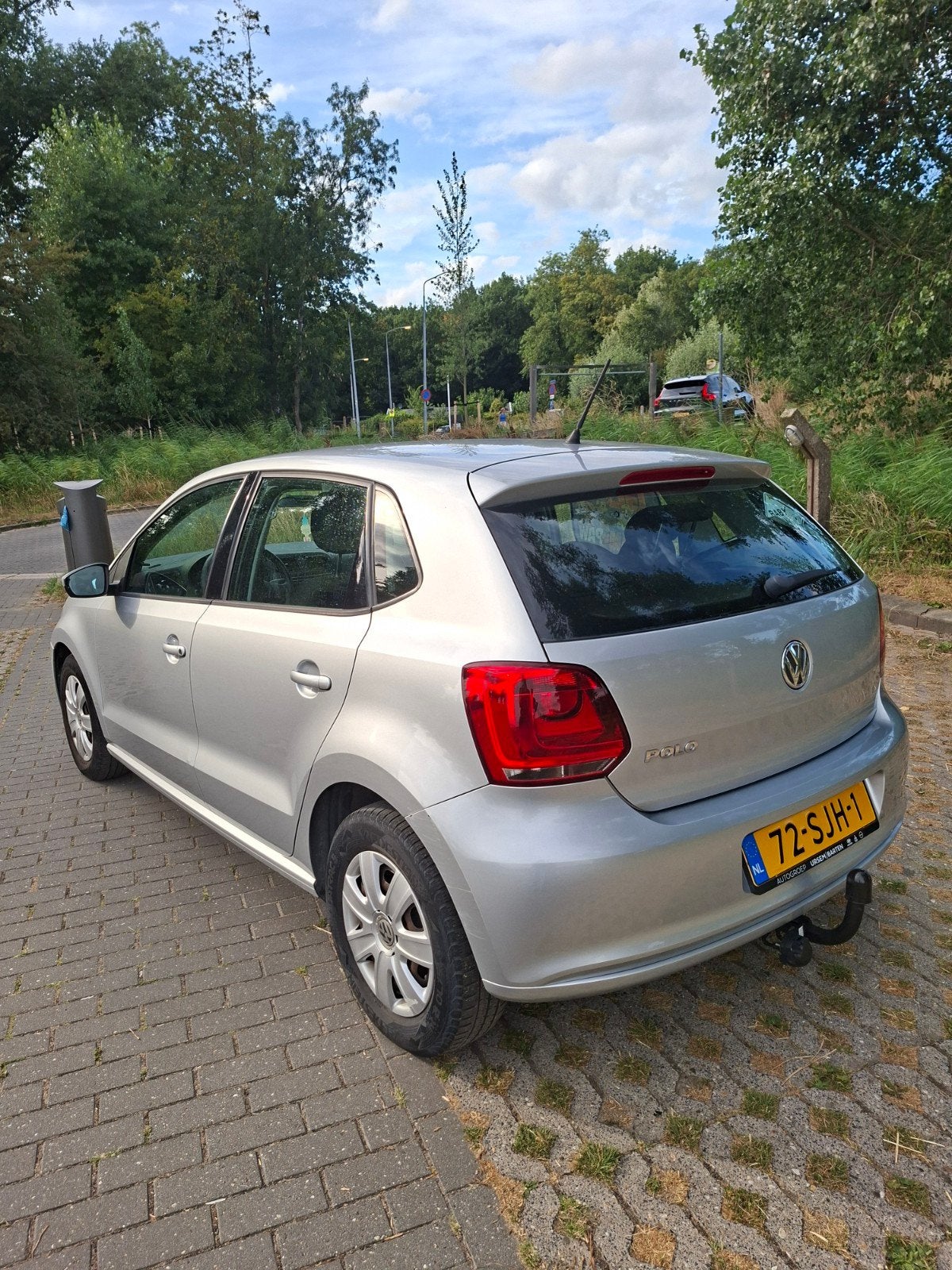 Volkswagen Polo 1.2 6V 44KW 5D My2009 2011 Grijs met airco, Voorwielaandrijving, 967 kg, 40 €/maand, 1198 cc