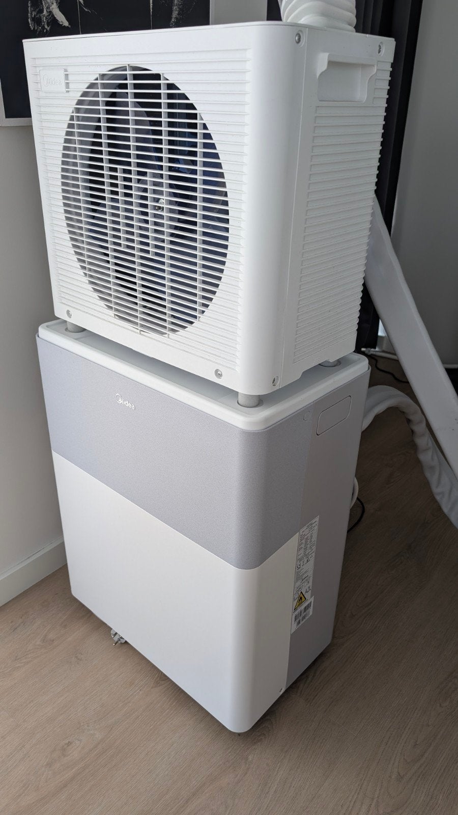 Midea Porta Split Airco 12000 BTU, Ophalen, Afstandsbediening, Zo goed als nieuw, Koelen en Ontvochtigen