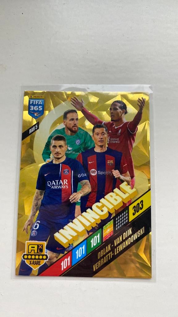 Adrenalyn 365 panini seizoen 23/24 invincible, Ophalen of Verzenden, Zo goed als nieuw, Plaatje