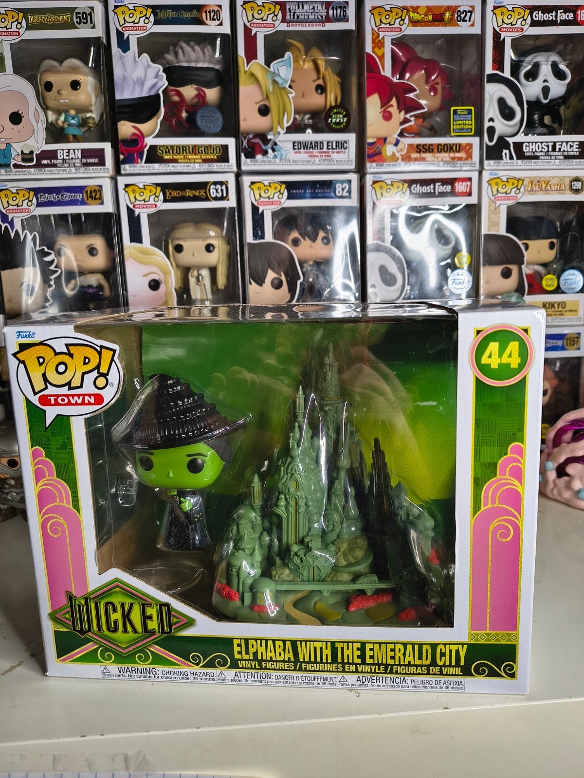Funko Pop! Town: Wicked - Elphaba with Emerald City, Ophalen of Verzenden, Nieuw