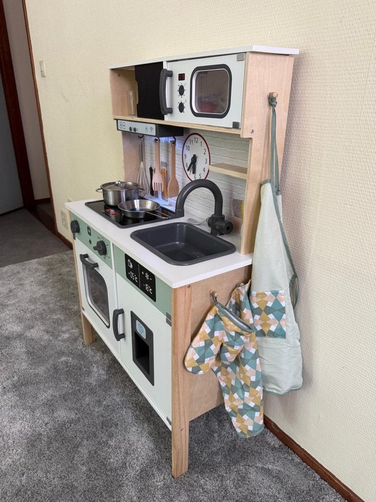 Lidl Playtive Houten Speelkeuken / Kinderkeukentje, Kinderen en Baby's, Ophalen, Zo goed als nieuw, Hout, Speelkeuken
