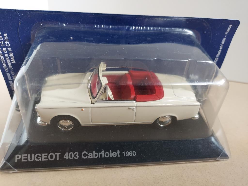 Peugeot 403 cabriolet 1/43 editions Atlas, Verzenden, Nieuw, Auto, Overige merken