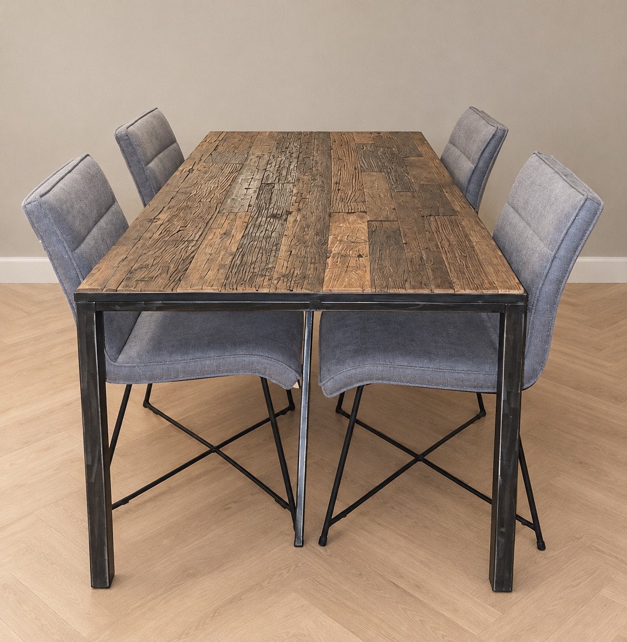 EETTAFEL (+STOELEN) MOETEN WEG, Huis en Inrichting, Ophalen, Zo goed als nieuw, 4 tot 6 stoelen