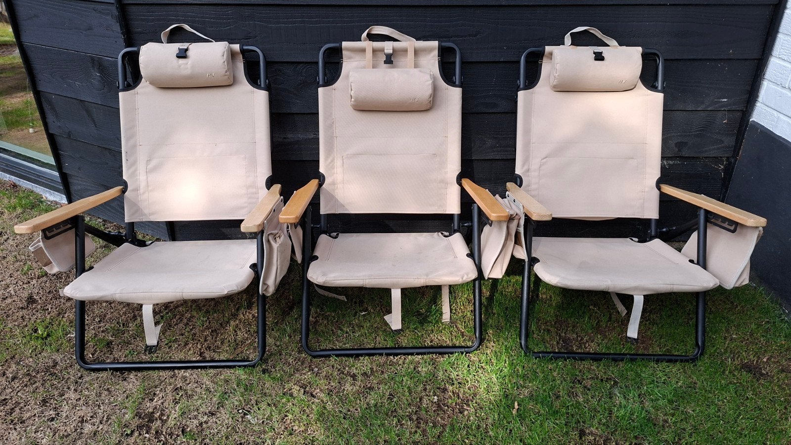 ANWB Rimini campingstoelen (3 stuks), Caravans en Kamperen, Ophalen, Gebruikt, Campingstoel