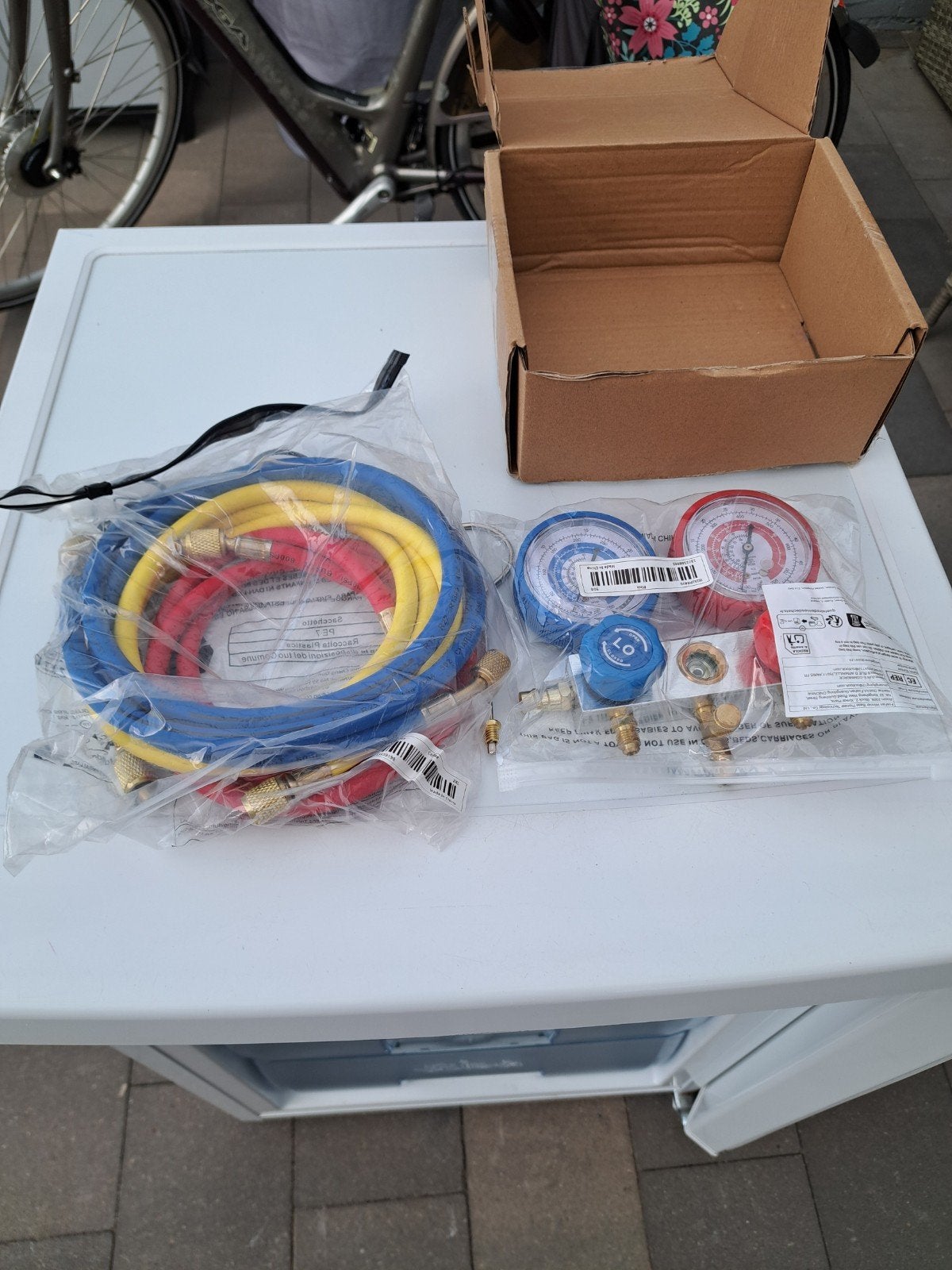 Nieuwe Manometerset voor Airco/Koelsystemen, Ophalen of Verzenden, Nieuw, Druk