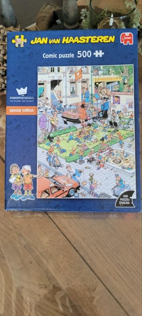 Jan van Haasteren - Special Edition Kinderpostzegels, Ophalen of Verzenden, 500 t/m 1500 stukjes, Gebruikt, Legpuzzel