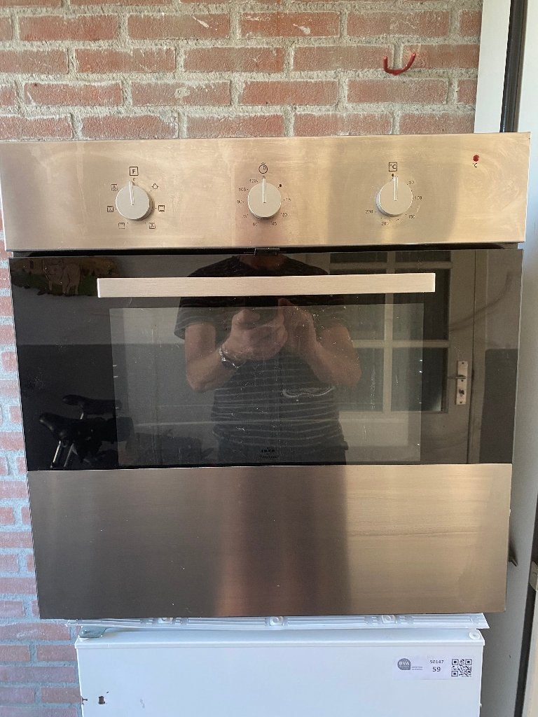 Etna hetelucht oven inbouw, Witgoed en Apparatuur, Ovens, Ophalen, 45 tot 50 cm, Hete lucht, Inbouw
