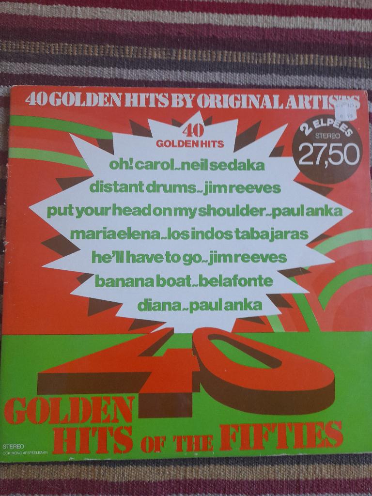 40 golden hits by original artists- verzamel 2-lp, Ophalen of Verzenden, Gebruikt, 12 inch, Poprock