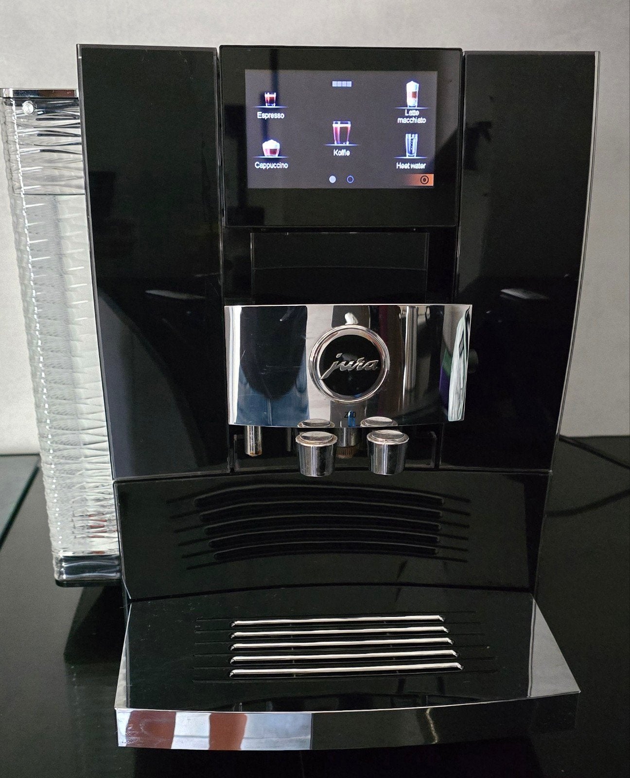 Jura Z10 diamond black, Ophalen, Afneembaar waterreservoir, 10 kopjes of meer, Koffiemachine