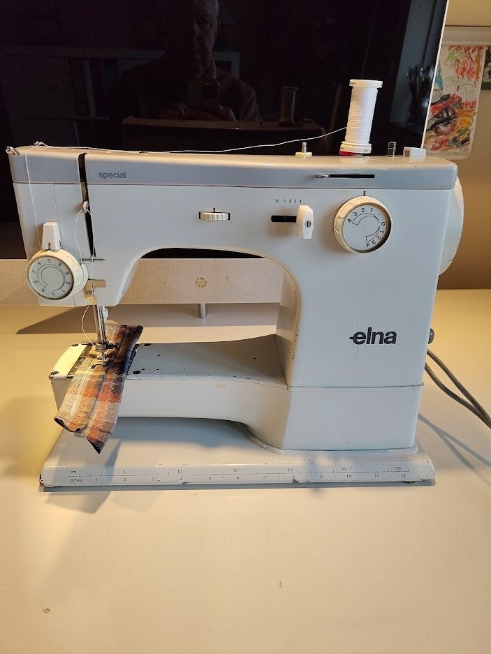 Elna naaimachine, Ophalen of Verzenden, Gebruikt, Naaimachine, Overige merken