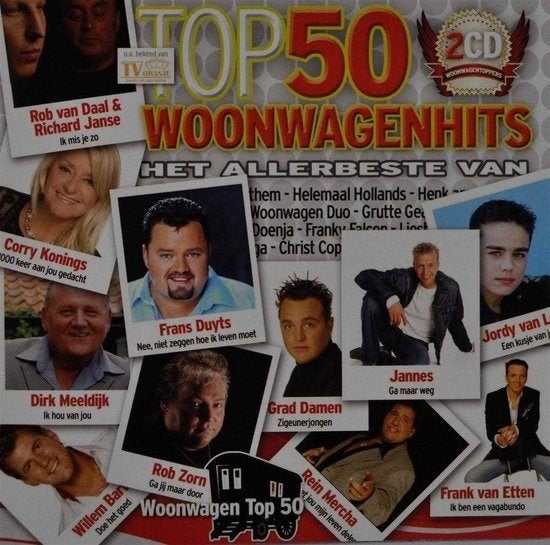 Woonwagenhits Top-50 Volume 1 2XCD, Verzenden, Zo goed als nieuw, Pop, Album