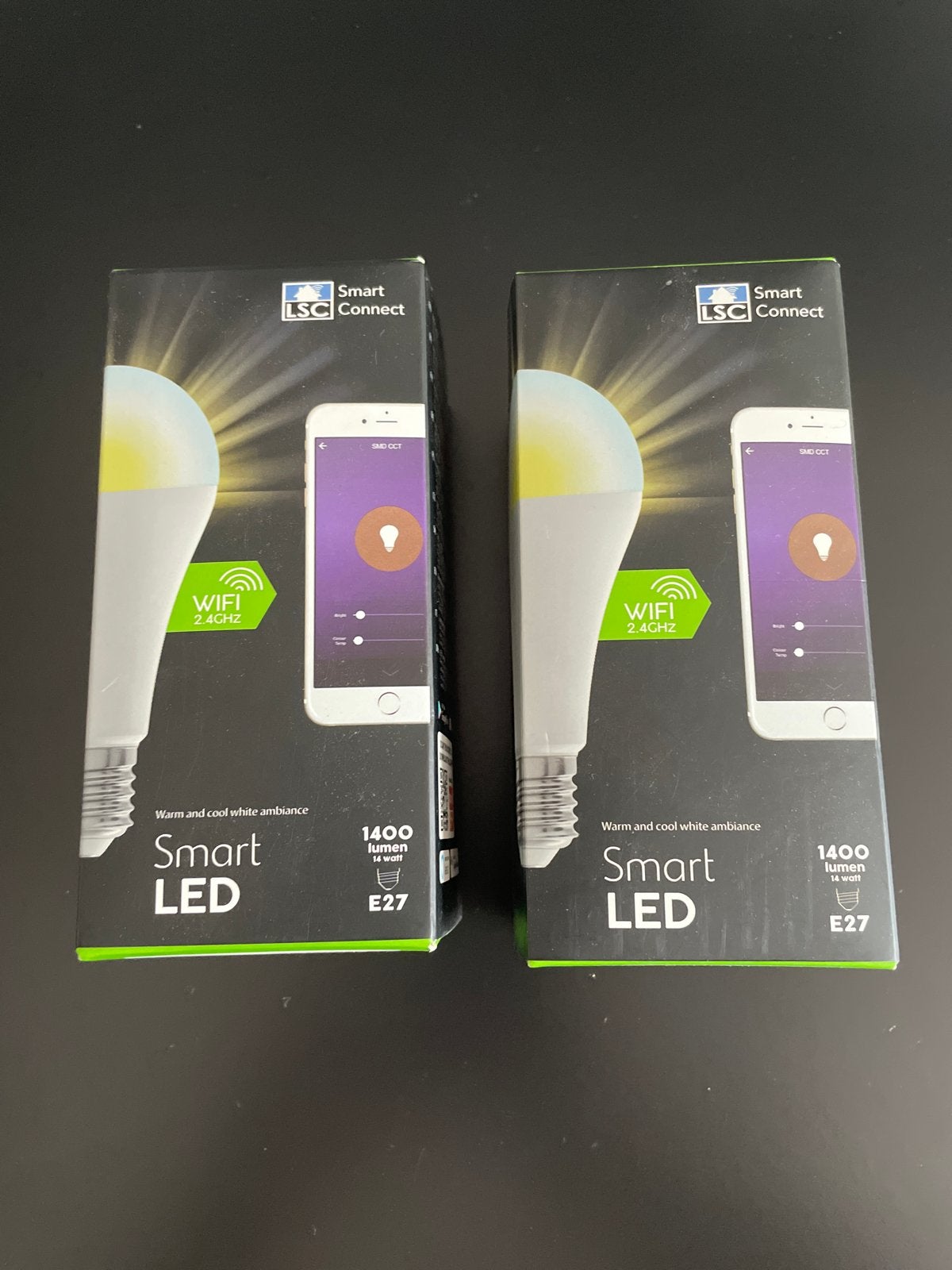 2x LSC Smart Connect E27 Smart LED Lamp 1400 lumen, Ophalen, Overige merken, Smart home compatibel, Nieuw