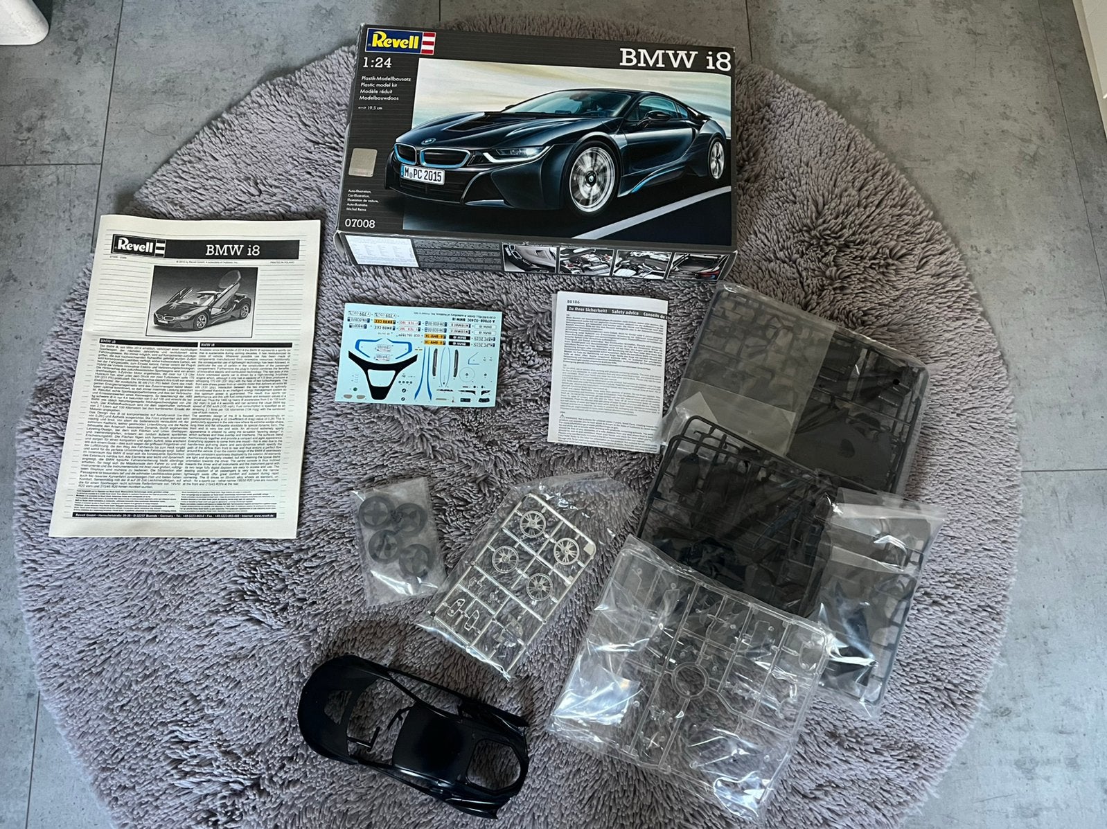 Revell BMW i8 plastic modelbouwpakket, Ophalen of Verzenden, Nieuw, Auto, Revell