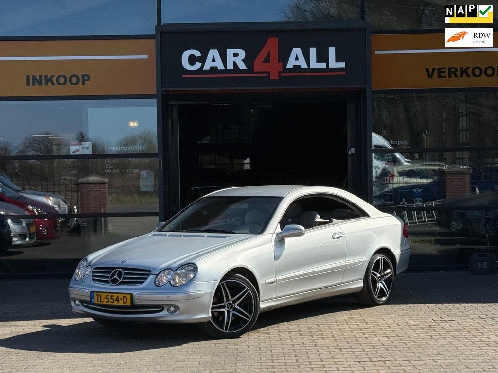 Mercedes-Benz CLK-klasse Coupé 320 Avantgarde AMG/CRUISE/LE, Auto's, Mercedes-Benz, Automaat, Parkeersensor, Achterwielaandrijving