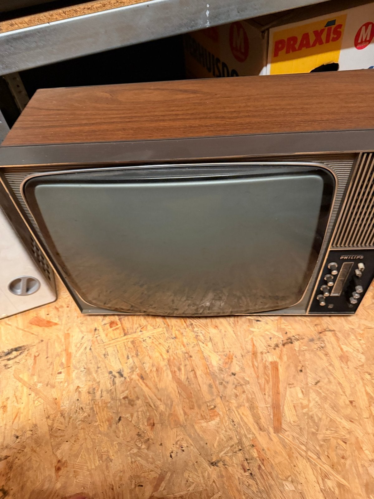 Vintage Philips TV - Decoratief of voor de liefhebber, Audio, Tv en Foto, Ophalen, Gebruikt, Minder dan 40 cm, Philips